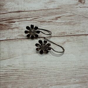 925 Sterling Silver Floral Earrings
